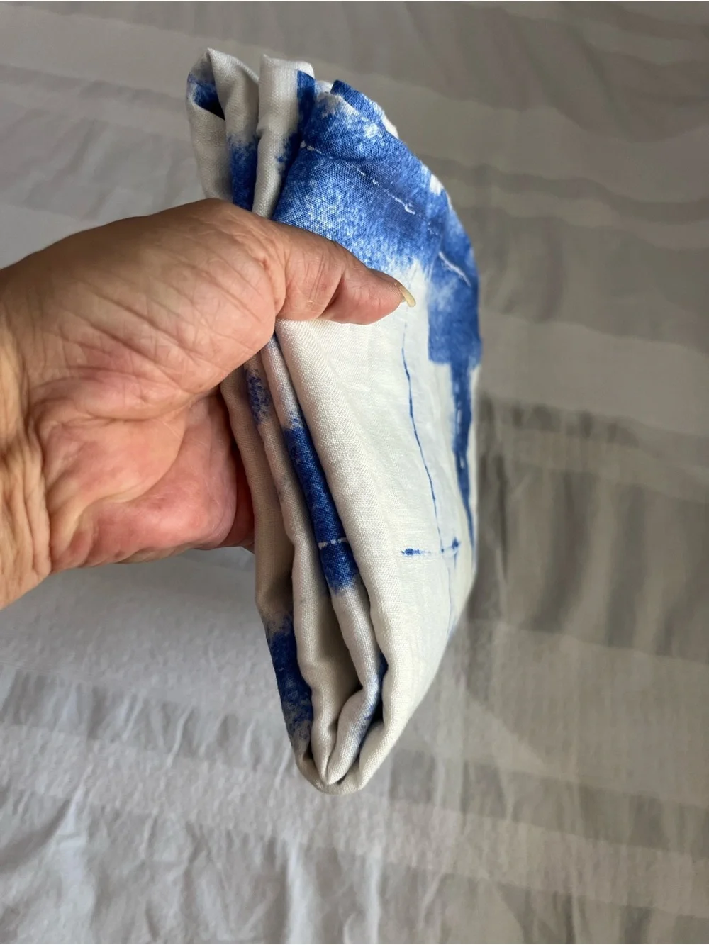 IKEA 100% Linen Tie Dye Euro Pillow Sham • Limited Edition 2019 • NWOT